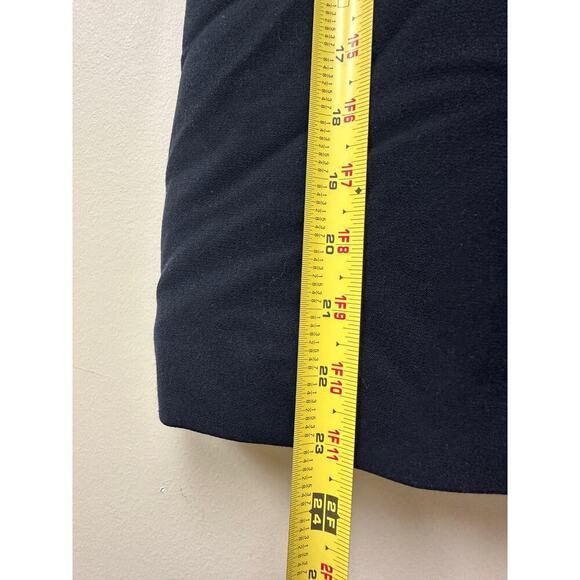 Josephine Chaus Black Office Siren Lined Knee Length Work Straight Skirt Size 12 - Picture 8 of 10